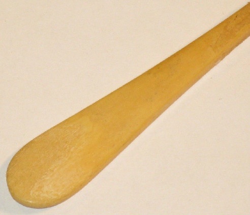 18th Century Sailor Carved Bone Spoon