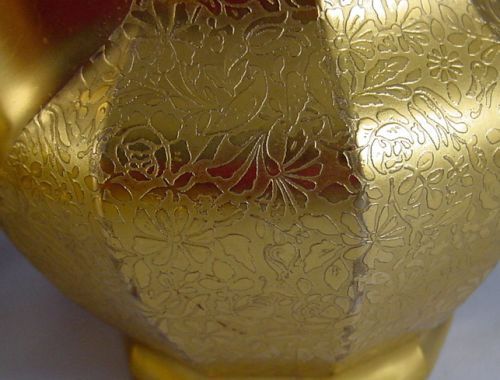Gold Encrusted Sugar & Creamer - Rose & Daisy Pattern - Arzberg Porcelain Factory - Bavaria