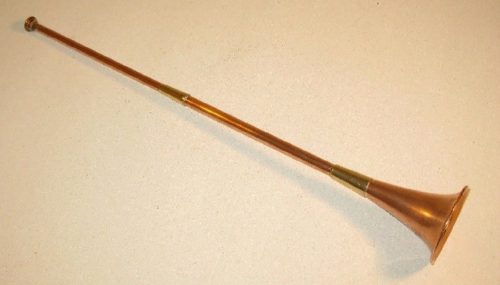 Fox Hunting Horn - Antique Copper & Brass