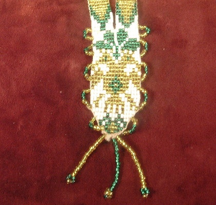 Hand Beaded Native American Necklace - Vintage Southwestern New Mexico
