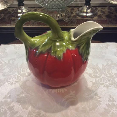 Tomato Pitcher - Large - Vintage - Made In Italy