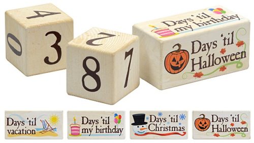 Days 'Til Blocks - Christmas - Halloween - Birthday - Vacation