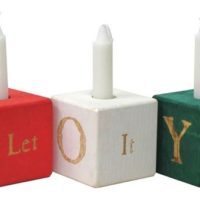 Christmas Candle Blocks - Made in Vermont