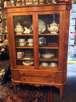 19th c. Corner Cupboard - Perfect Size For A Smaller Home!