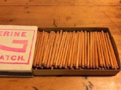 Vintage Wolverine Parlor Matches - Unused Box of Vintage Matches - Ideal for Early Lighting Collector