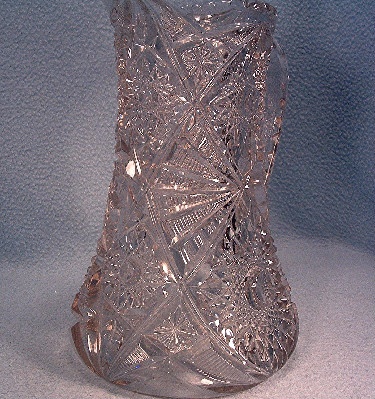 EAPG - Martec Pattern - Blown Clear Glass Tankard Pitcher by McKee Bros. w/ Applied Handle and Pontil - 1906