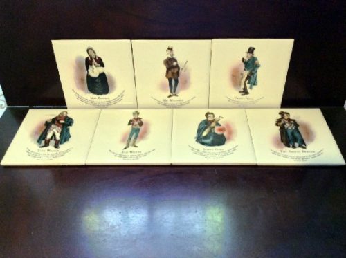 Charles Dickens Character Tiles - Full Size 6"x6"